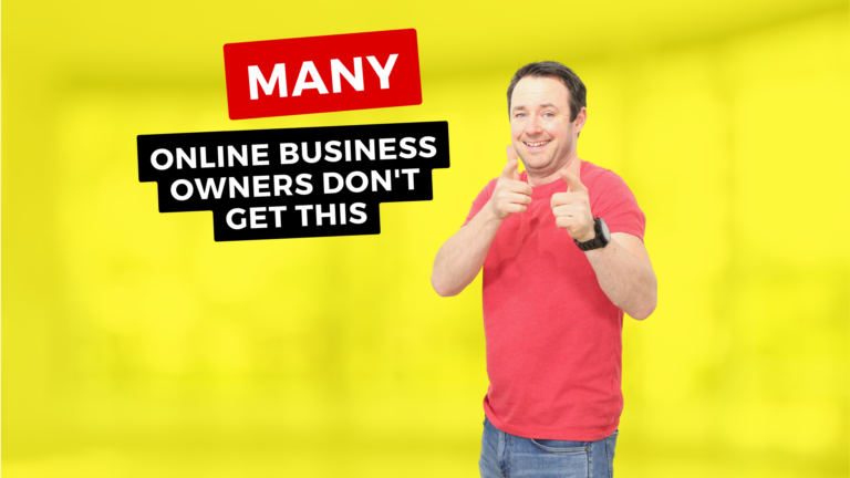 Many online business owners don’t get this