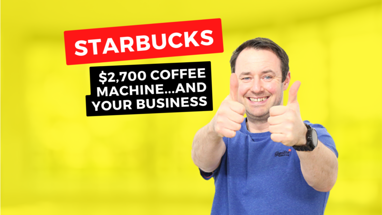 Starbucks $2,700 Espresso Machine…. & Your Business