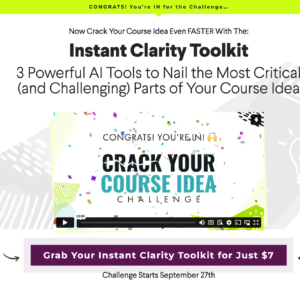 challenge opt-in upsell challenge opt-in upsell