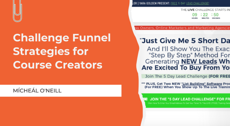 Challenge Funnel Strategies for Course Creators and Membership Site Owners