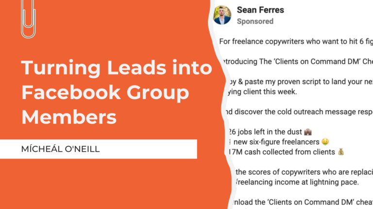 Turning Leads into Facebook Group Members