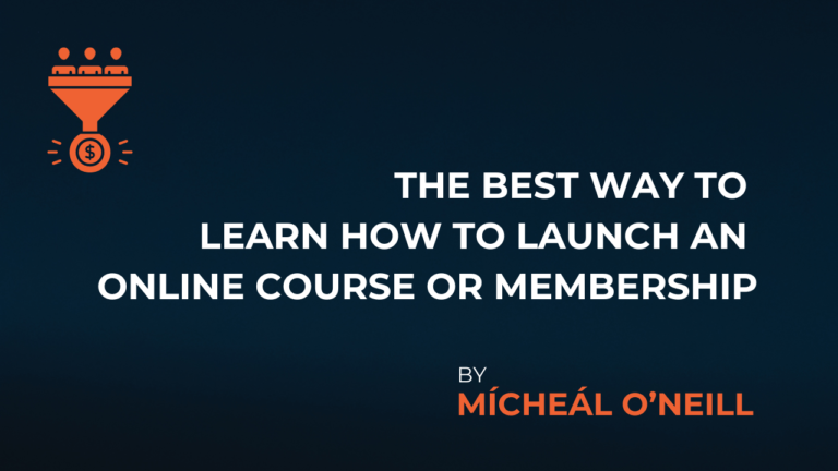 The best way to learn how to launch an online course or membership